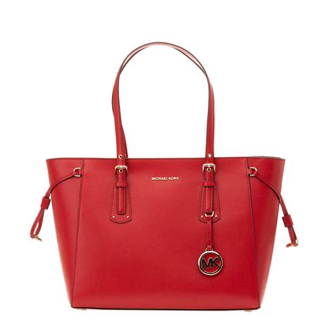 michael kors rossa|Michael Kors leather tote.